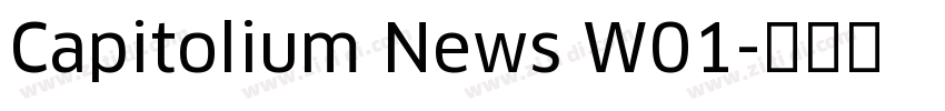 Capitolium News W01字体转换